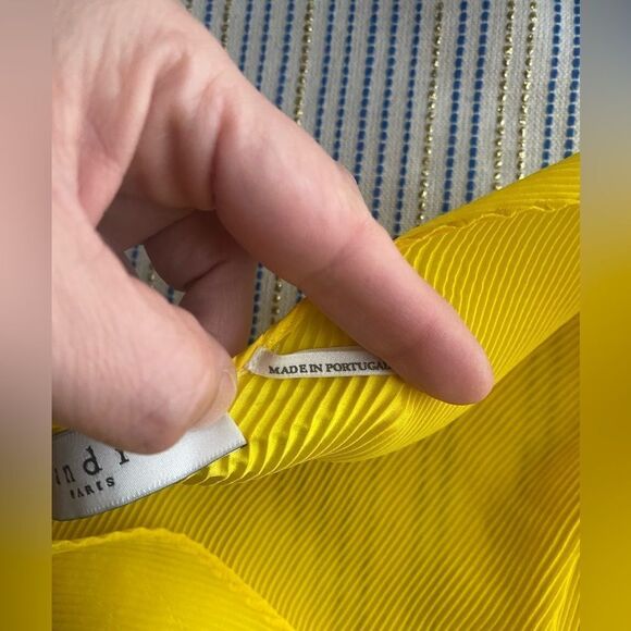 Sandro paris yellow oversized top size 1 - Picture 5 of 12